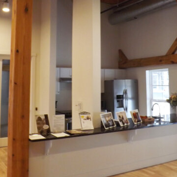 Interior of the community center at Barnbeck Place.